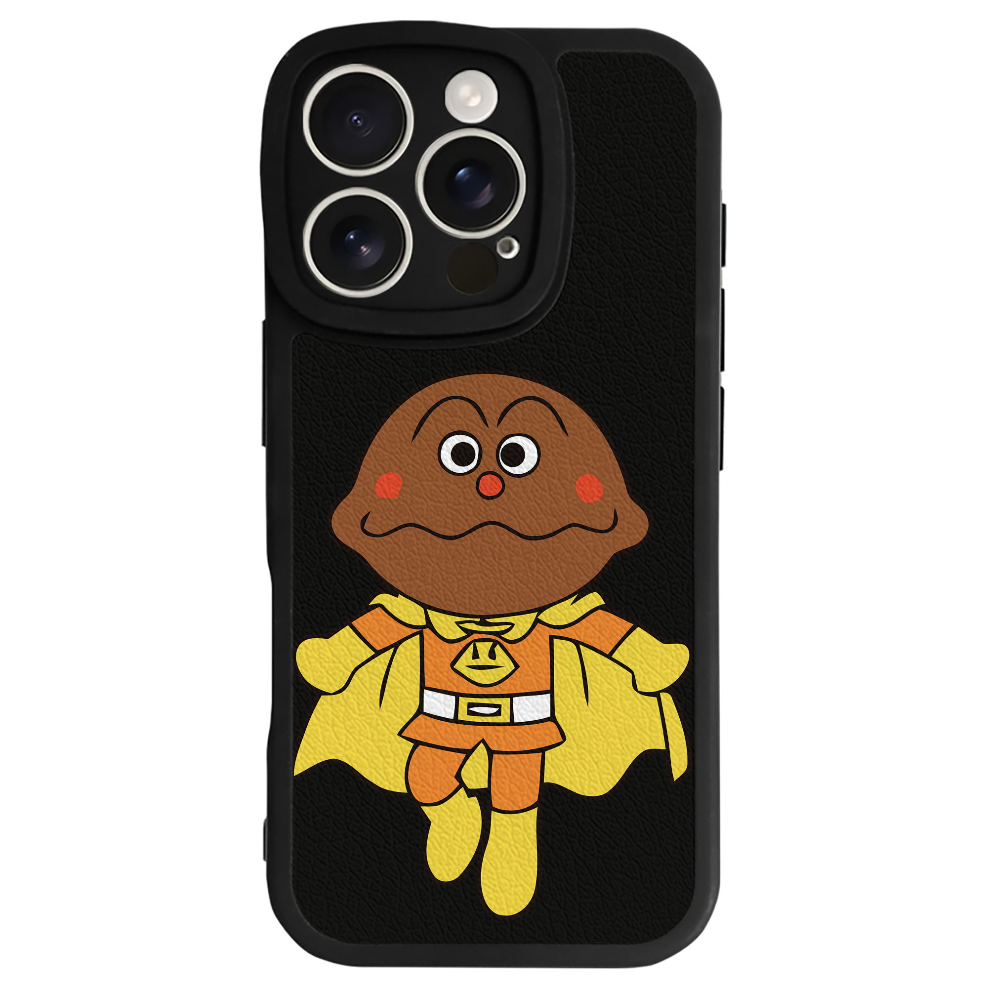 （画像用） アンパンマン Anpanman 【iPhone 16シリーズ対応】シリコンスマホケース（レザー調） 材質：シリコン